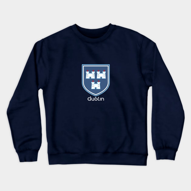 Dublin City Crest Crewneck Sweatshirt by Hotshots